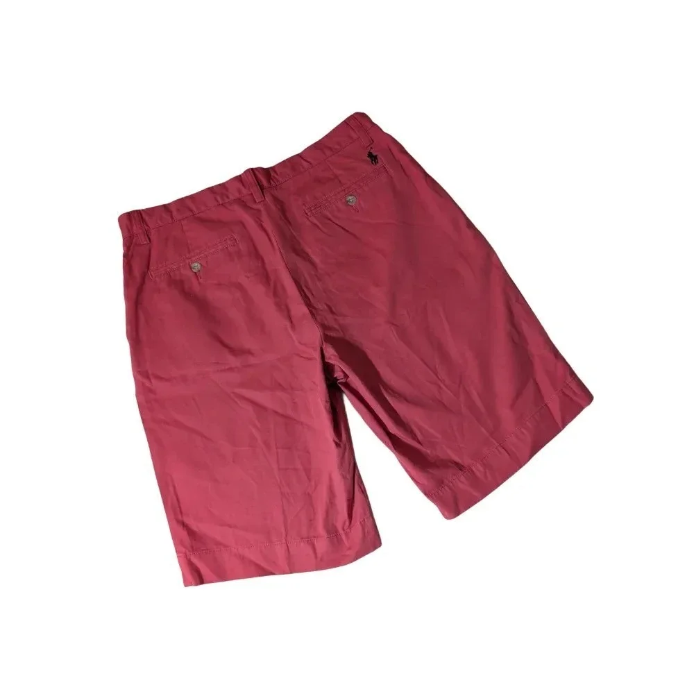 Polo Ralph Lauren Mens Classic Fit Chino Shorts Pink Cotton Sz 32 NWT $70